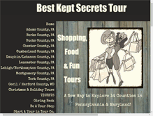Tablet Screenshot of bestkeptsecretstour.com